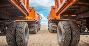 heavy duty trucks weighing 55,000+ are subject to HVUT tax