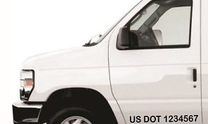 usdot number on commercial van